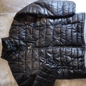 Lexen puffer coat black sz L